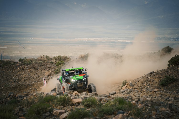 Zach Kisman Hammering Through Rough Terrain On His Way To A Win In Nevada.